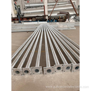 Q235 galvanized street lighting pole